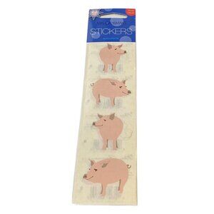 Mrs Grossman Vintage Stickers Pink Pigs Oink Farm Barn Sticker Sheets 2000s NOS